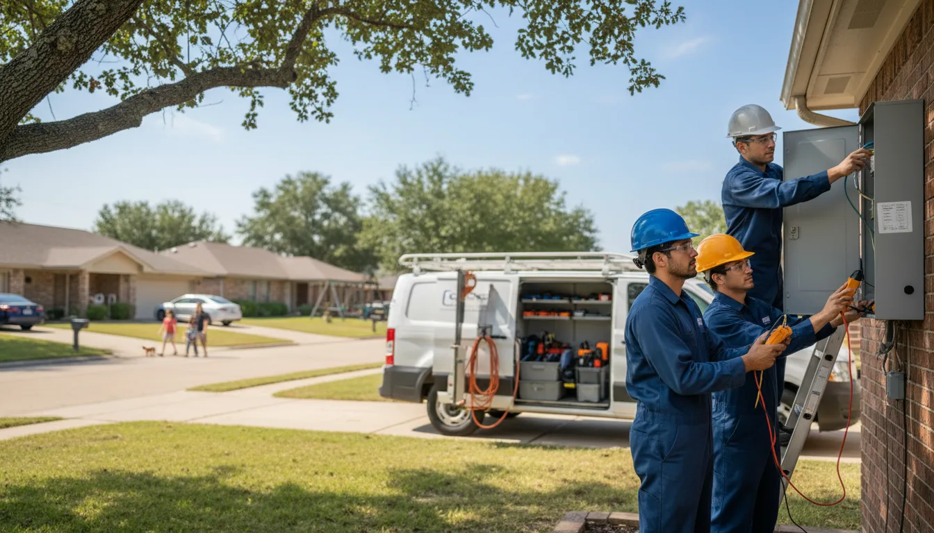 Certified electrician providing emergency electrical services in Tolstoy, SD